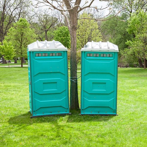 long-term porta potties should be serviced on a frequent basis, usually once a week, to ensure cleanliness and functionality